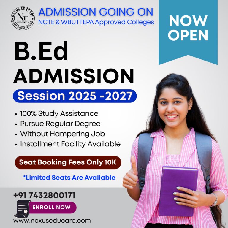 B.Ed Admission Open